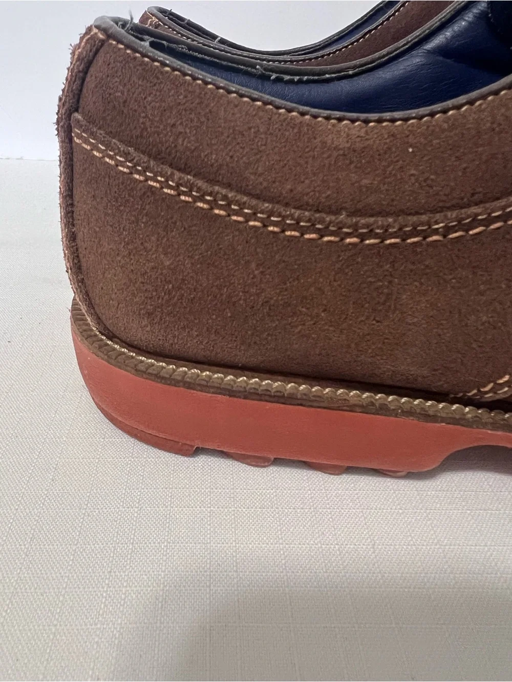 FootJoy Brown Suede Leather Club Casual Spikeless Golf Dress Shoes Size 11.5